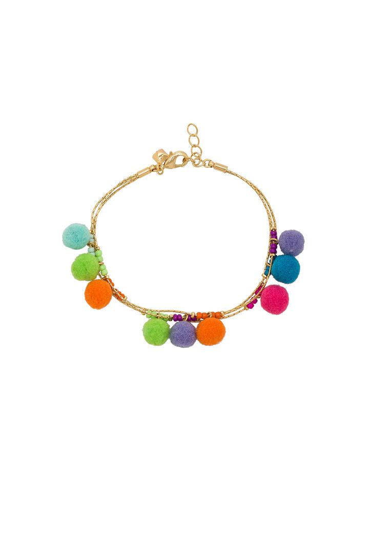 Savanna Pom Pom Bracelet