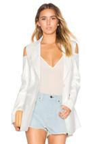 Cold Shoulder Blazer