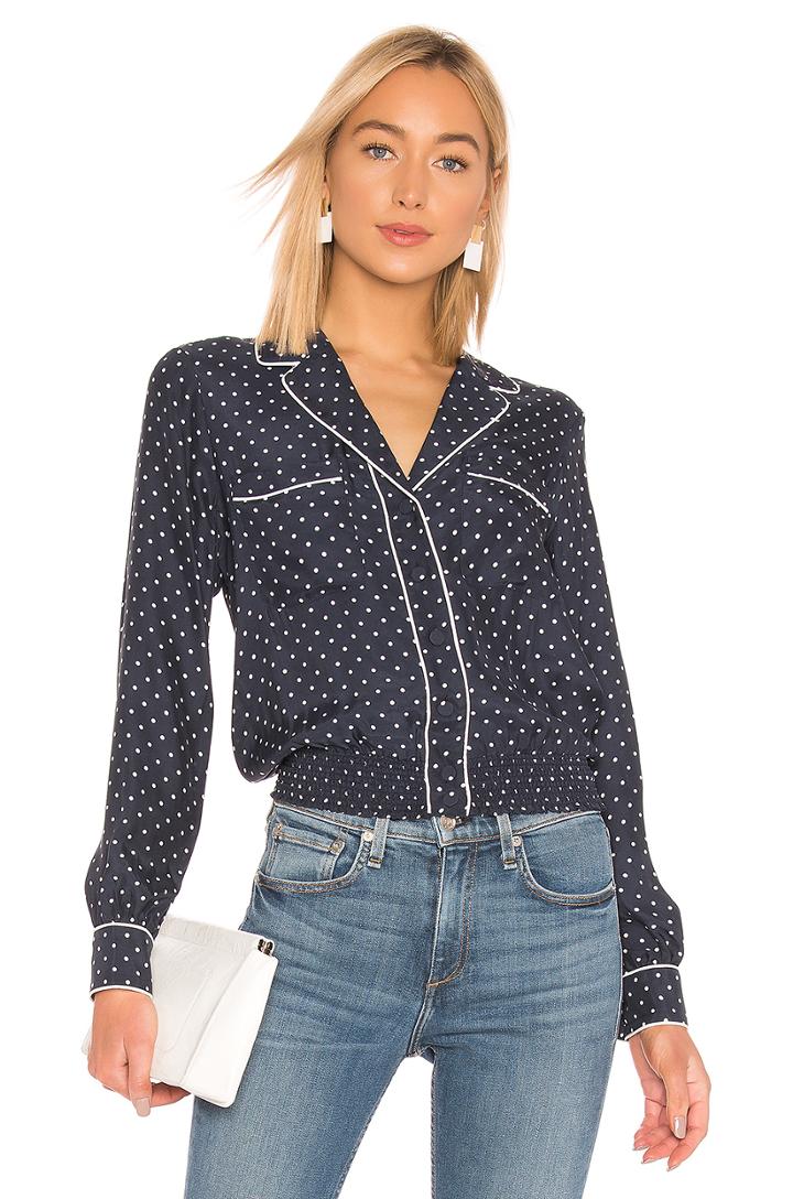 Smocked Pj Blouse