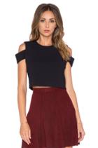 Cut Out Shoulder Top