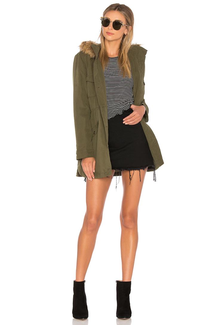 Jack By Bb Dakota Faux Fur Medici Jacket