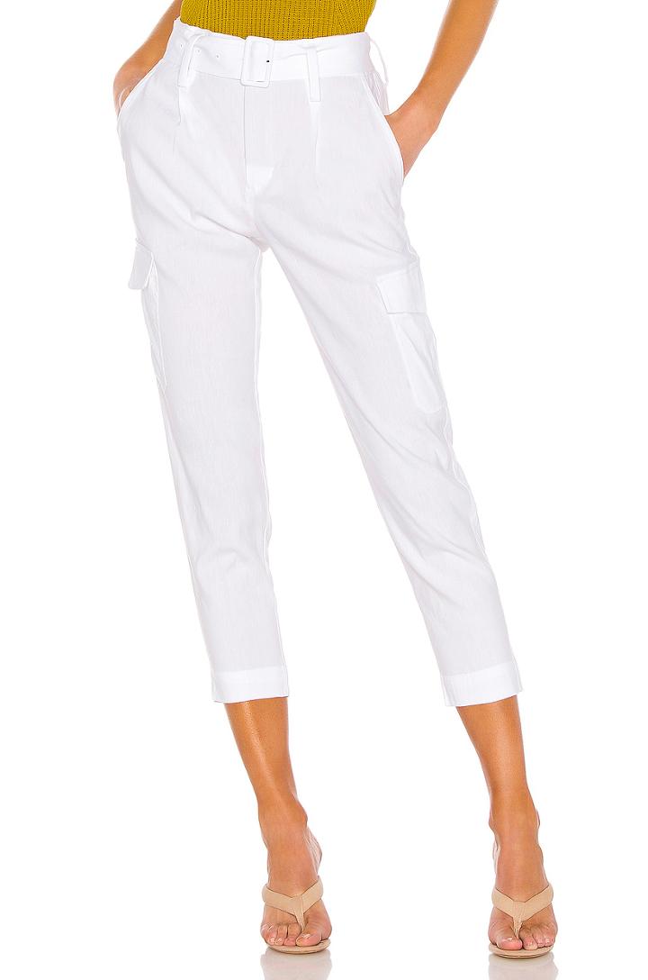 Belted Linen Pant