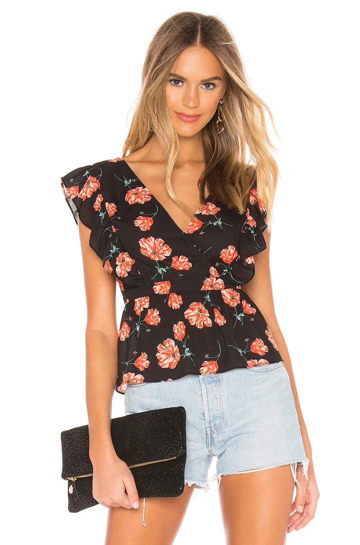 Jack By Bb Dakota Poppy Love Top