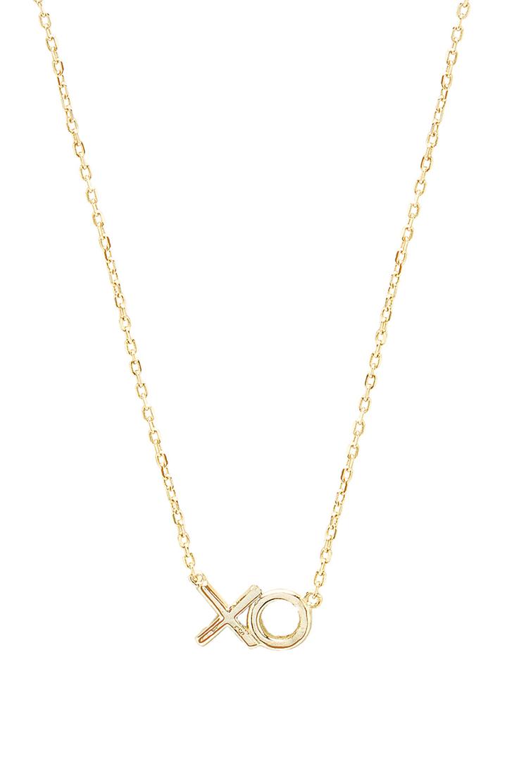 Xo Pave Necklace
