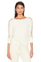 Lace Sleeve Sweatshirt
