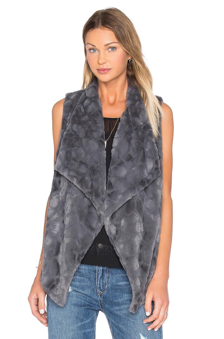 Jack By Bb Dakota Cordova Faux Fur Vest