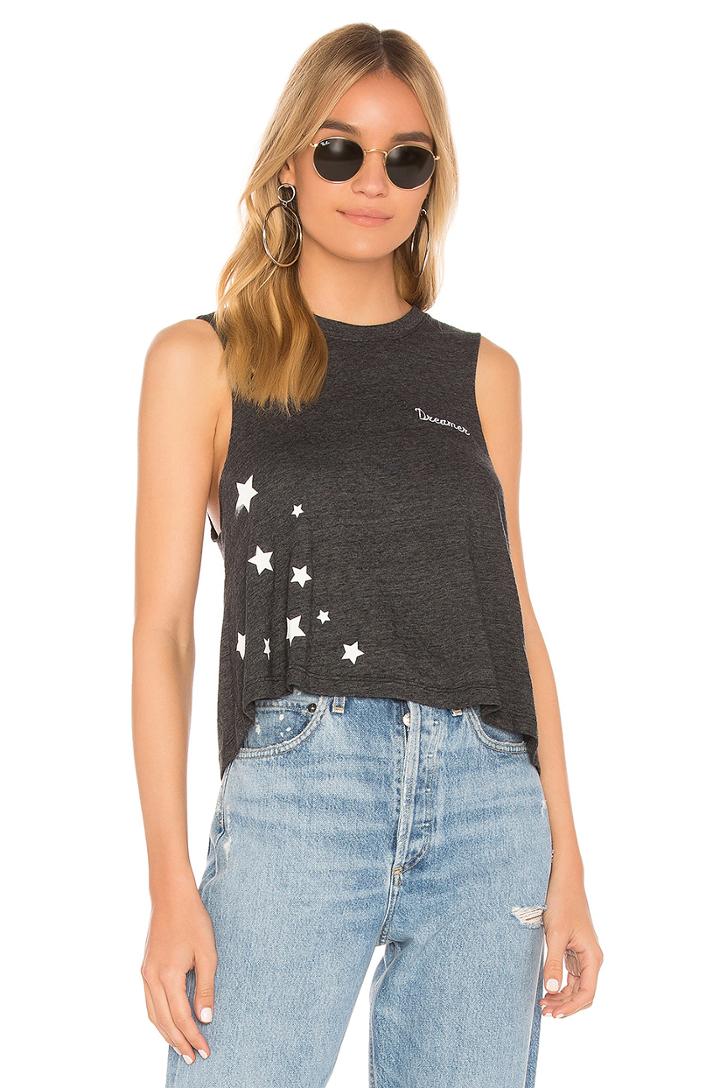 Dreamer Script Crop Tank