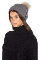 Amalie Hat With Asiatic Raccoon Fur Pompom