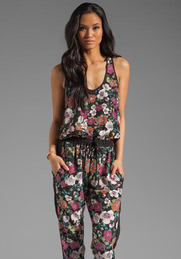 Eight Sixty Alice Floral Jumpsuit In Multi