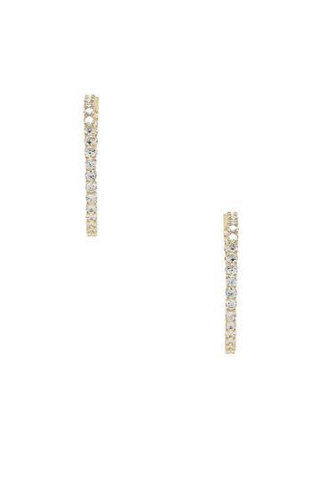 The Large Pave 925 Hoops