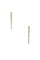 The Large Pave 925 Hoops