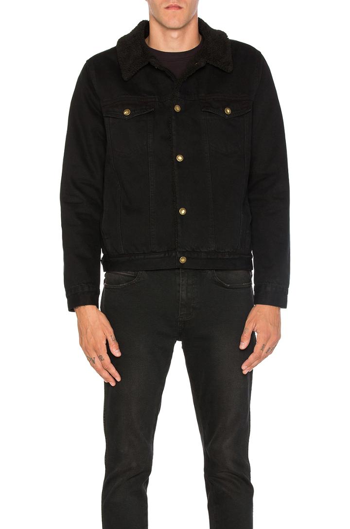 Denim Sherpa Jacket