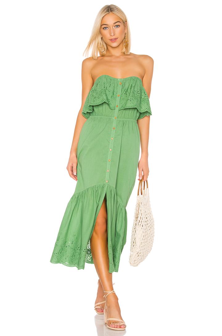 Purity Strapless Midi Dress