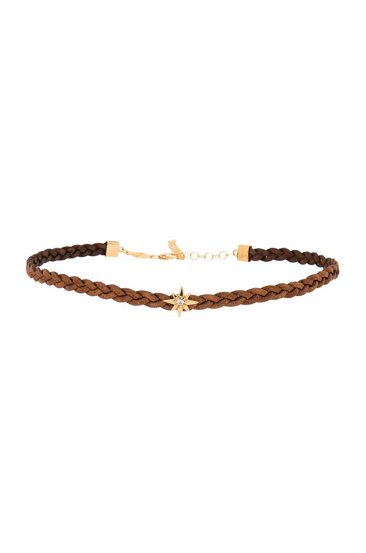 Starburst Thin Braided Choker