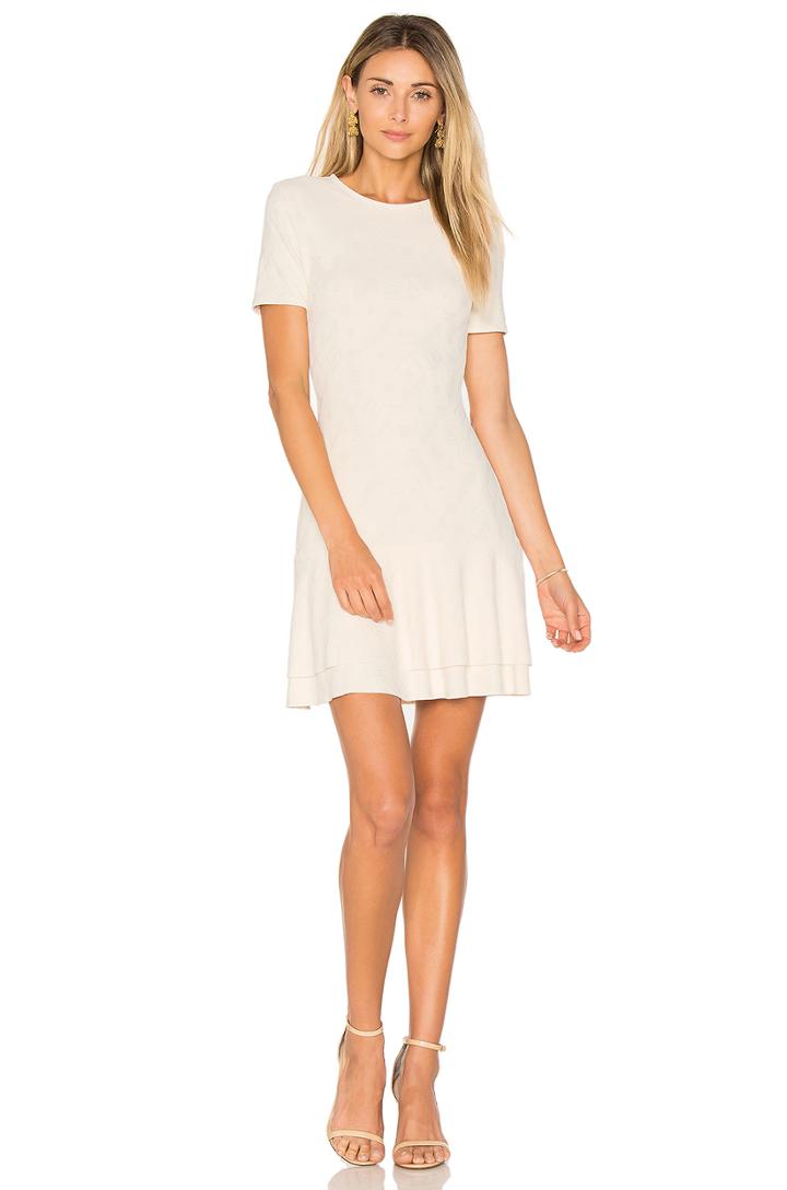 Embossed Jacquard Dress