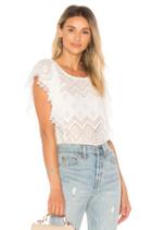 Pleated Lace Top