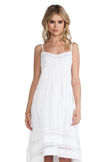 Twelfth Street By Cynthia Vincent Muro Western Lace High Low Dress In White