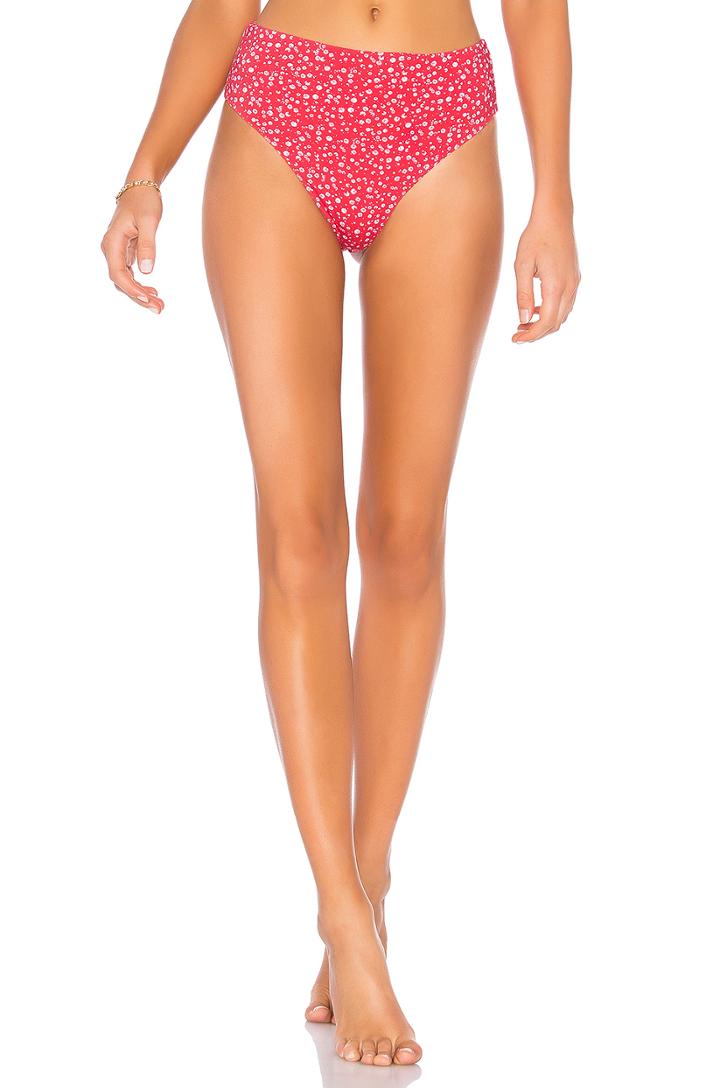 Brigitte High Waist Reversible Brief Bikini Bottom