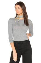 Cashmere Rib Long Sleeve Tee