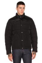 Pelam Leather Yoke Down Jacket