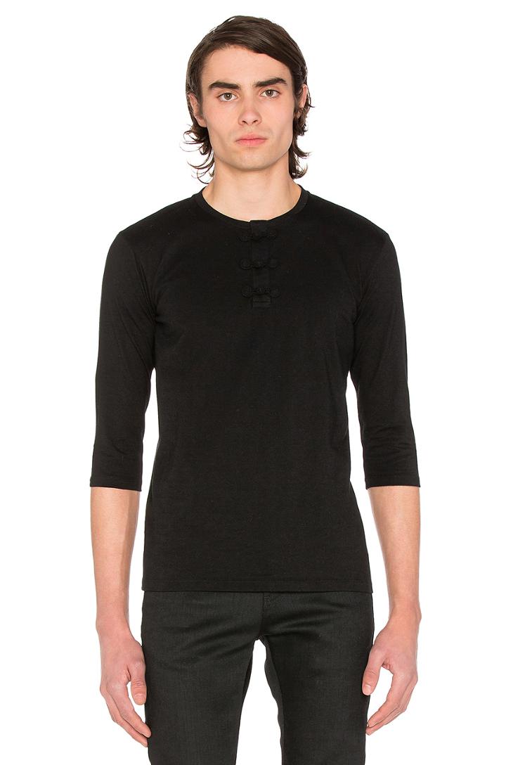 Chinese Henley 3/4 Tee