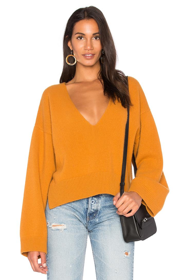 Deep V Neck Sweater