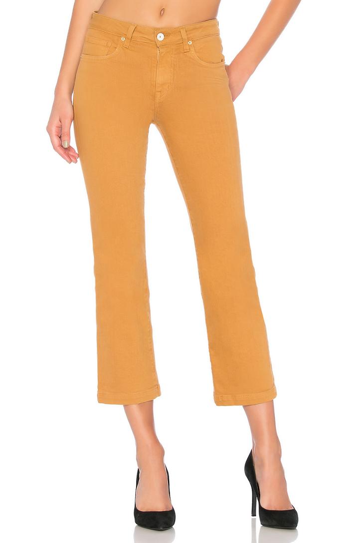 Reagan High Rise Straight Crop