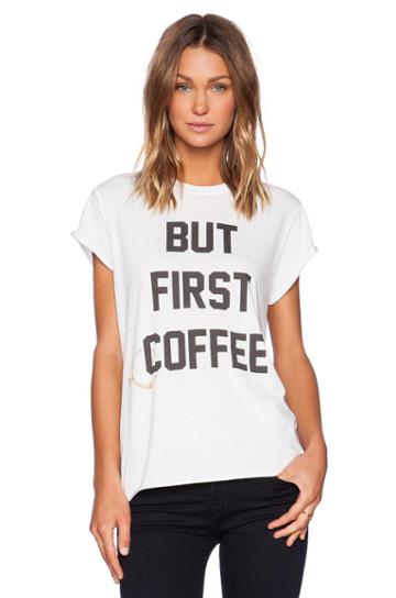 But First Coffee Rolling Tee