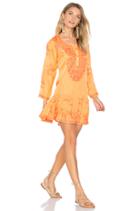 Silk Long Sleeve Beach Dress