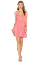Vivid Lace Up Dress