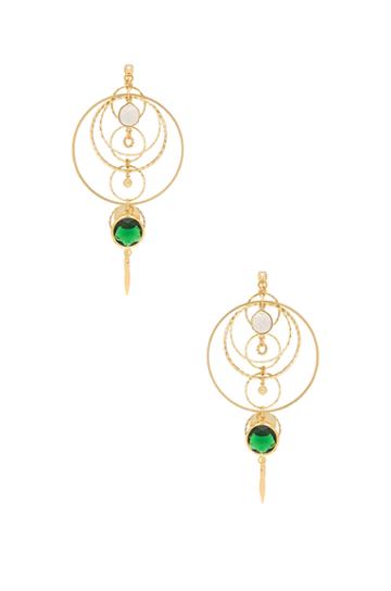 Circle Pendant Earrings