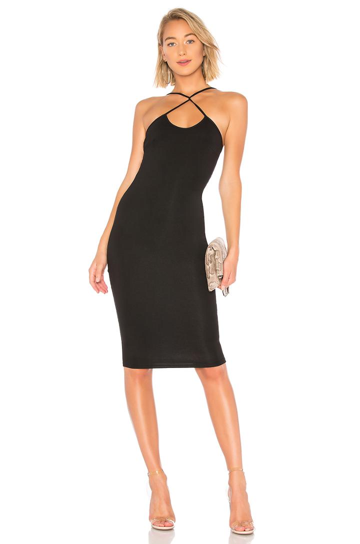 Courtney Cross Front Midi Dress