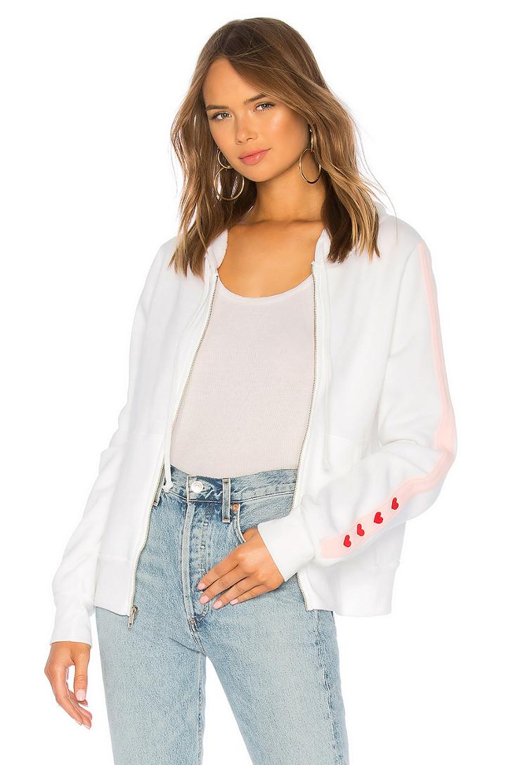 Love Track Sport Carta Zip Hoodie