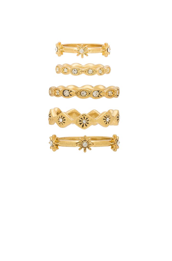 Revel Starburst Ring Set
