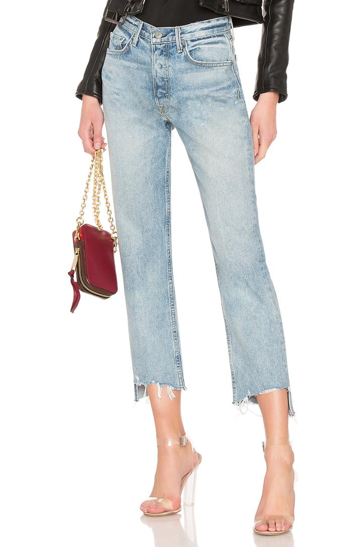 Helena Crop High-rise Straight Jean