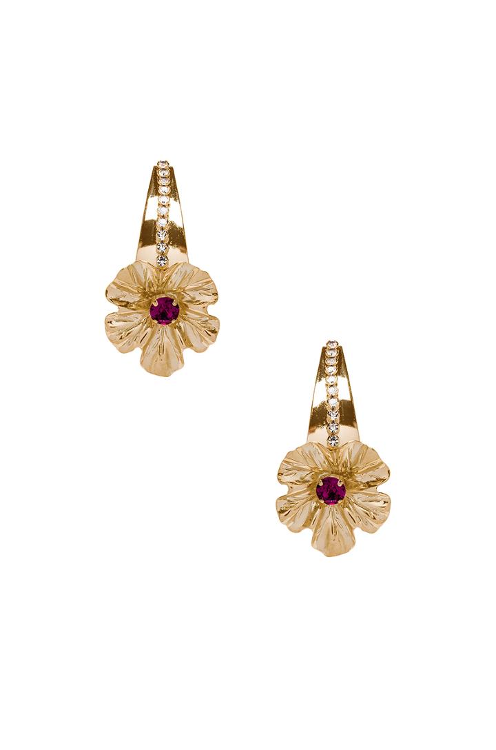 Flower Trumpet Hoops