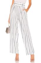 Dobby Stripe Belted Pant