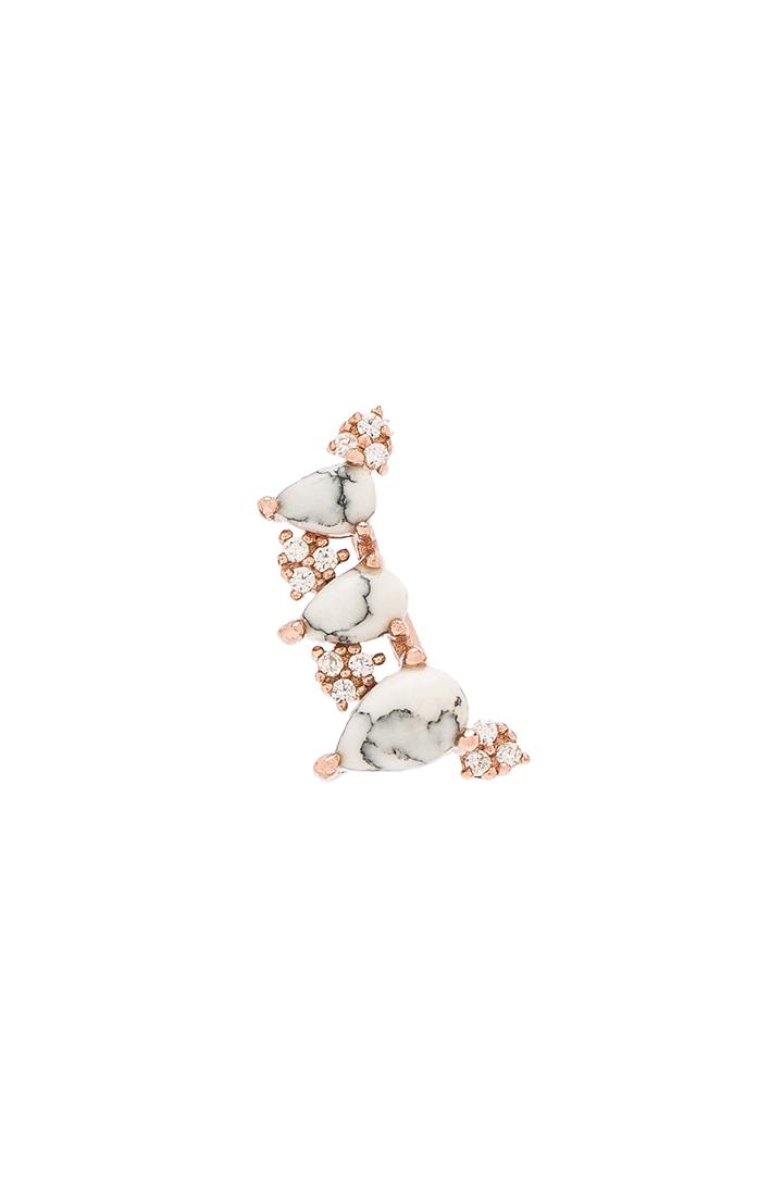 Midnight Hummingbird Earring Cuff
