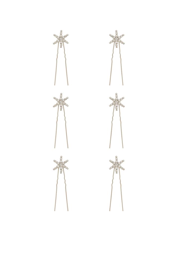 Set Of Crystal Hair Pins