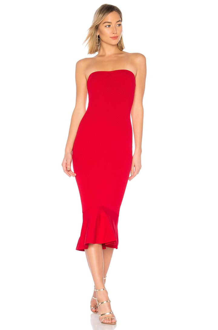 Julia Ruffle Hem Dress