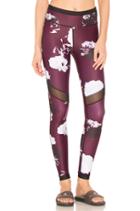 Burgundy Bloom Legging