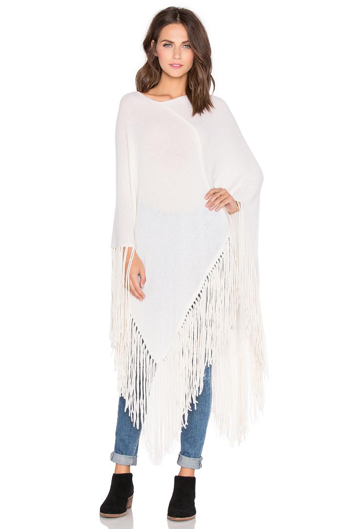 Joan Fringe Poncho