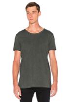 Oil Washed Crewneck Tee