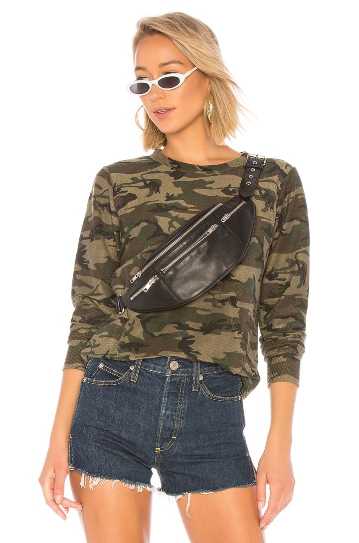 Textured Camo Pullover