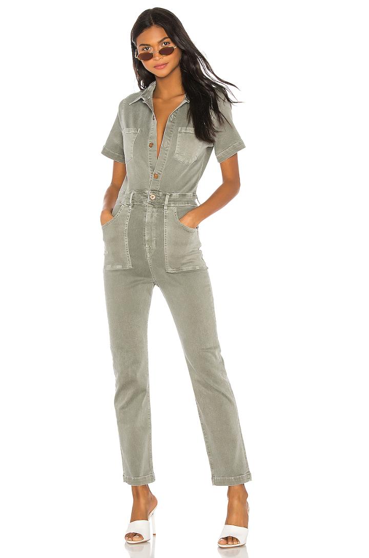 Kami Fitted Patch Pocket Jumpsuit