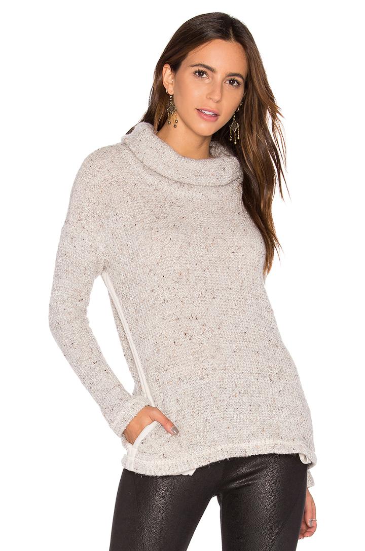 Double Face Loose Knit Pullover