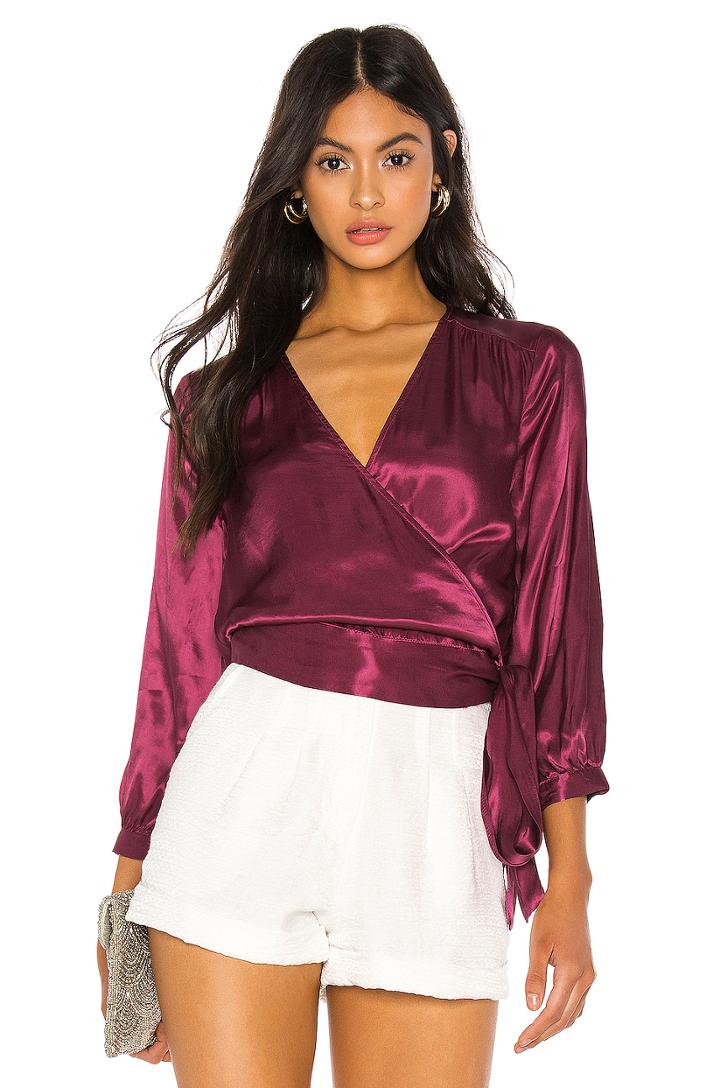 Wrap Front Blouse