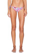 Sol Brillante Crystalized Ruched Back Bikini Bottom