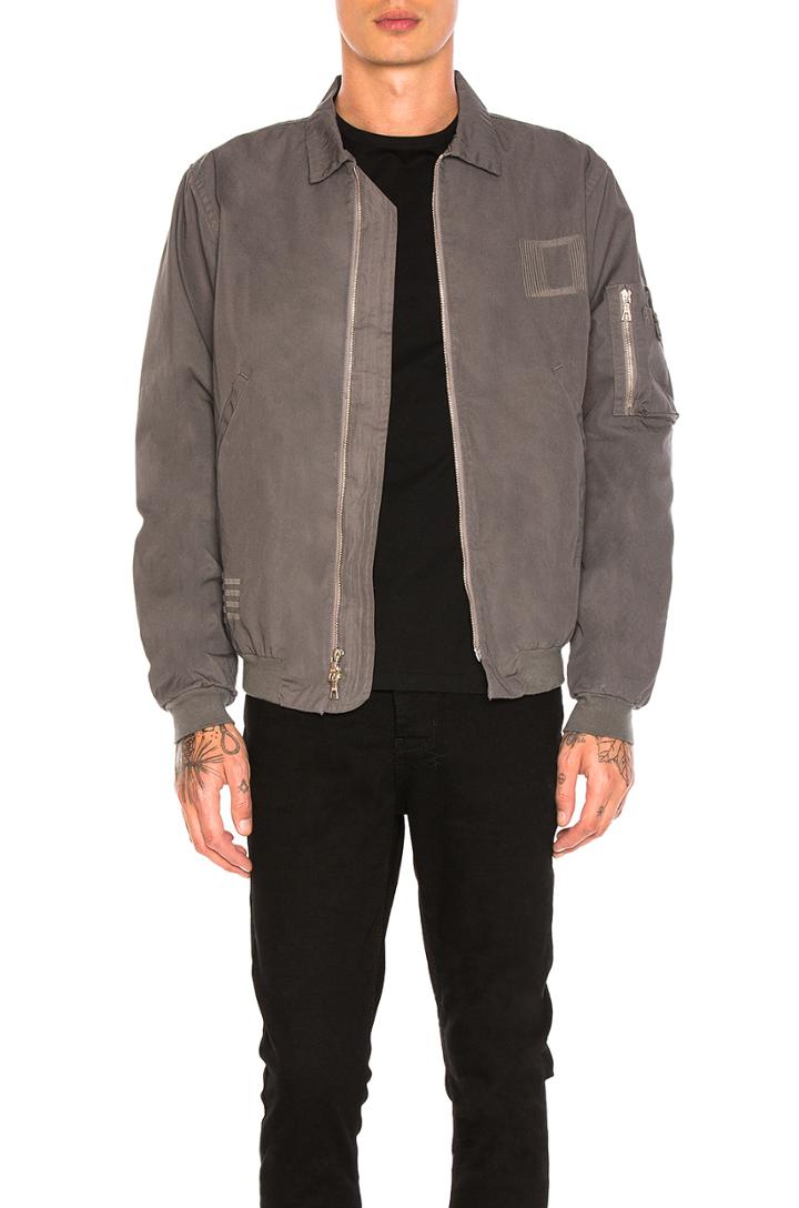 Embroidered Flight Jacket