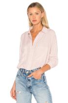 Patch Pocket High Low Blouse